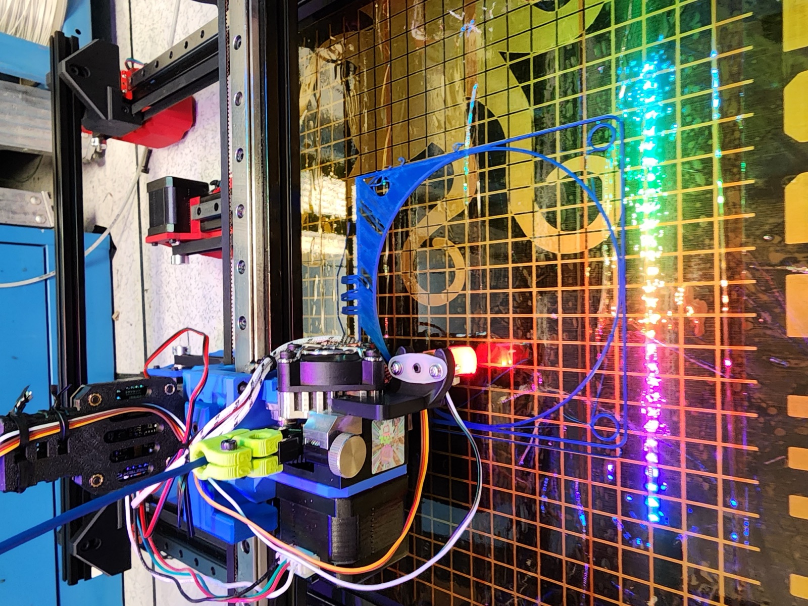 Kapton tape on the heated bed